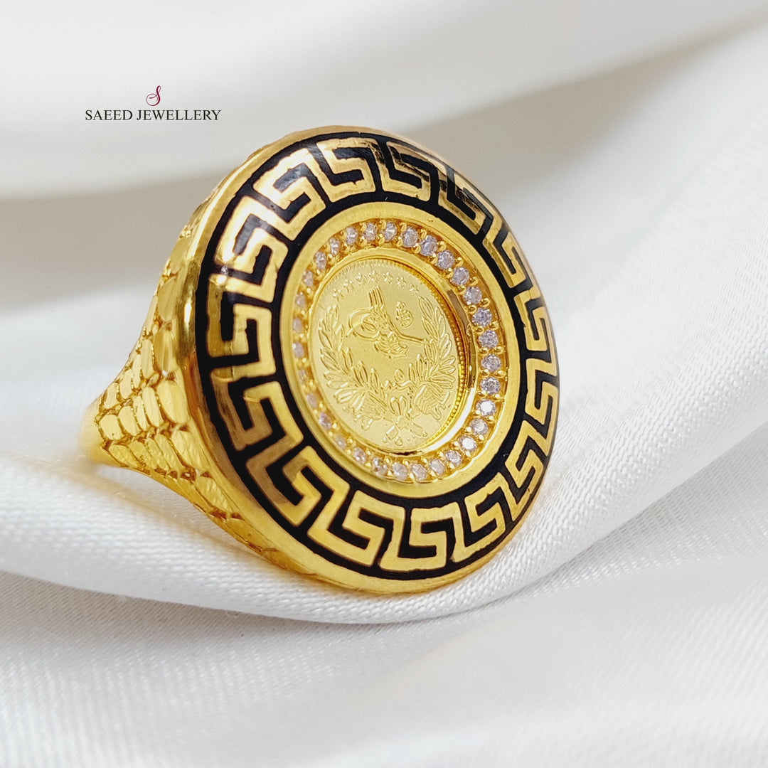 21K Gold Fancy Ring by Saeed Jewelry - Image 1