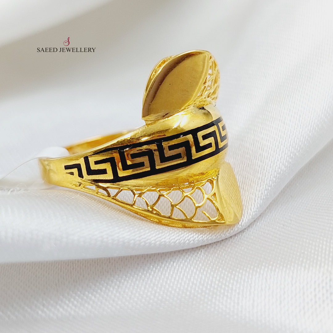 21K Gold Fancy Ring by Saeed Jewelry - Image 4