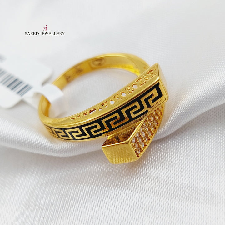 21K Gold Fancy Ring by Saeed Jewelry - Image 3