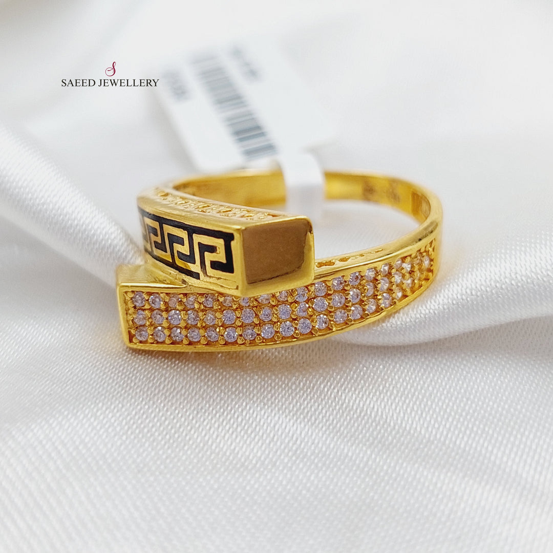 21K Gold Fancy Ring by Saeed Jewelry - Image 4