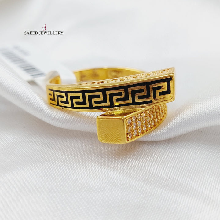 21K Gold Fancy Ring by Saeed Jewelry - Image 1