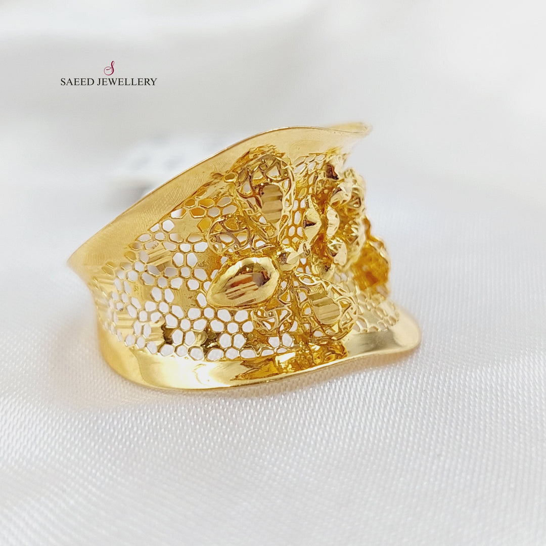 21K Gold Fancy Ring by Saeed Jewelry - Image 6