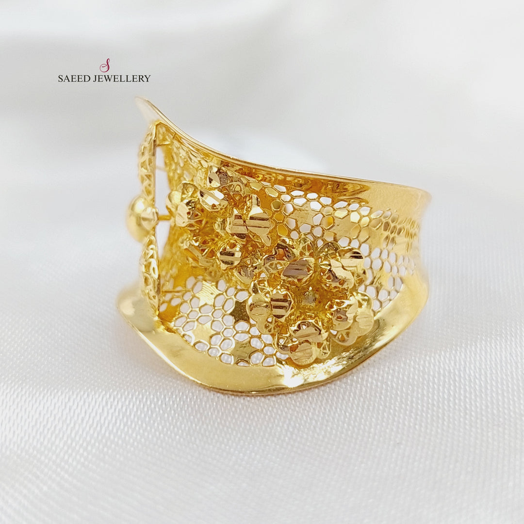 21K Gold Fancy Ring by Saeed Jewelry - Image 5