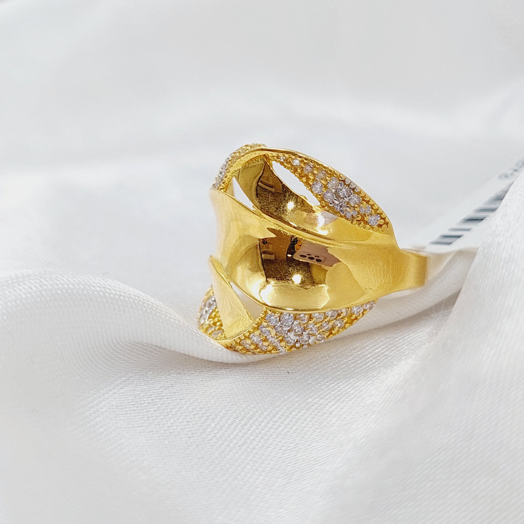 21K Gold Fancy Ring by Saeed Jewelry - Image 2