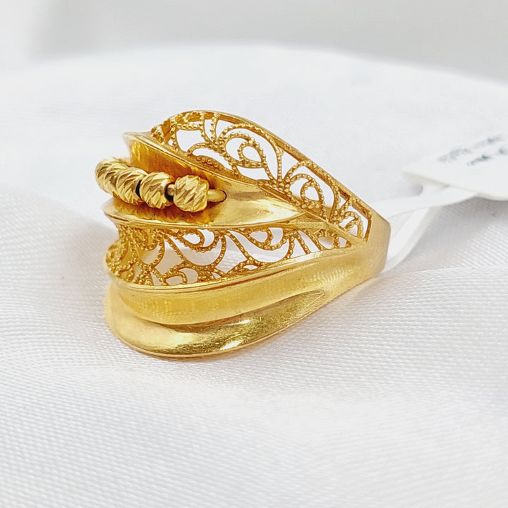 21K Gold Fancy Ring by Saeed Jewelry - Image 5