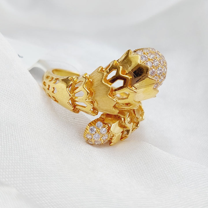 21K Gold Fancy Ring by Saeed Jewelry - Image 3