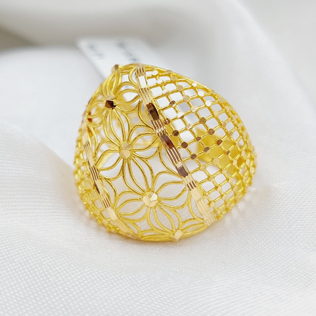 21K Gold Fancy Ring by Saeed Jewelry - Image 3