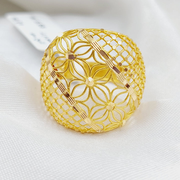 21K Gold Fancy Ring by Saeed Jewelry - Image 4