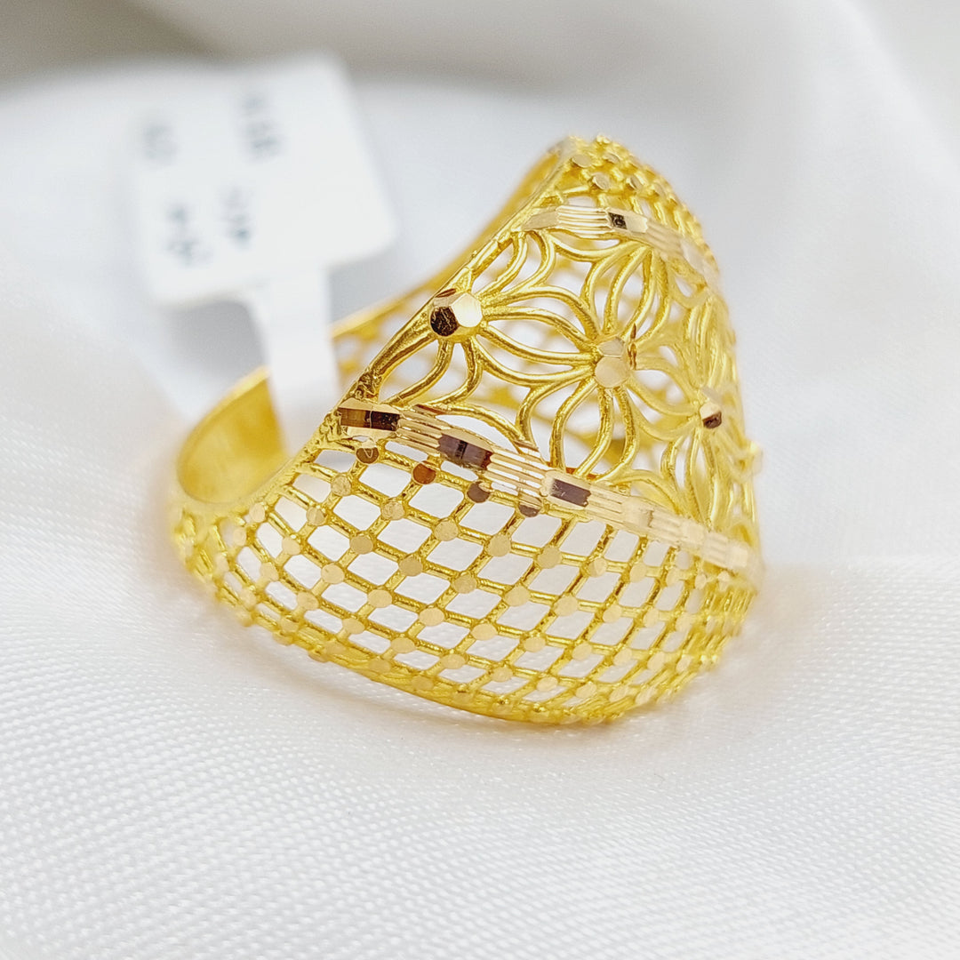 21K Gold Fancy Ring by Saeed Jewelry - Image 6