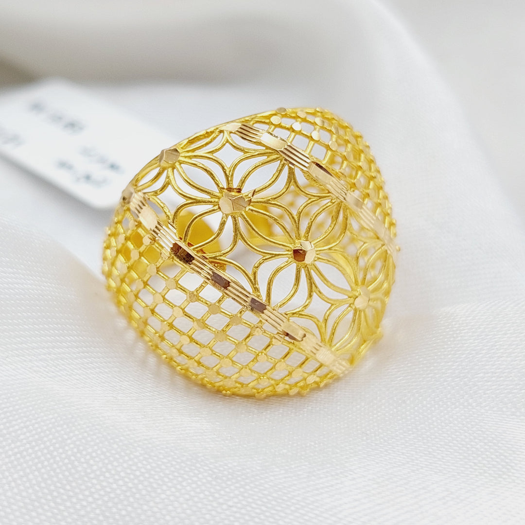 21K Gold Fancy Ring by Saeed Jewelry - Image 1