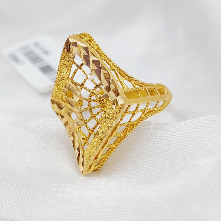 21K Gold Fancy Ring by Saeed Jewelry - Image 1