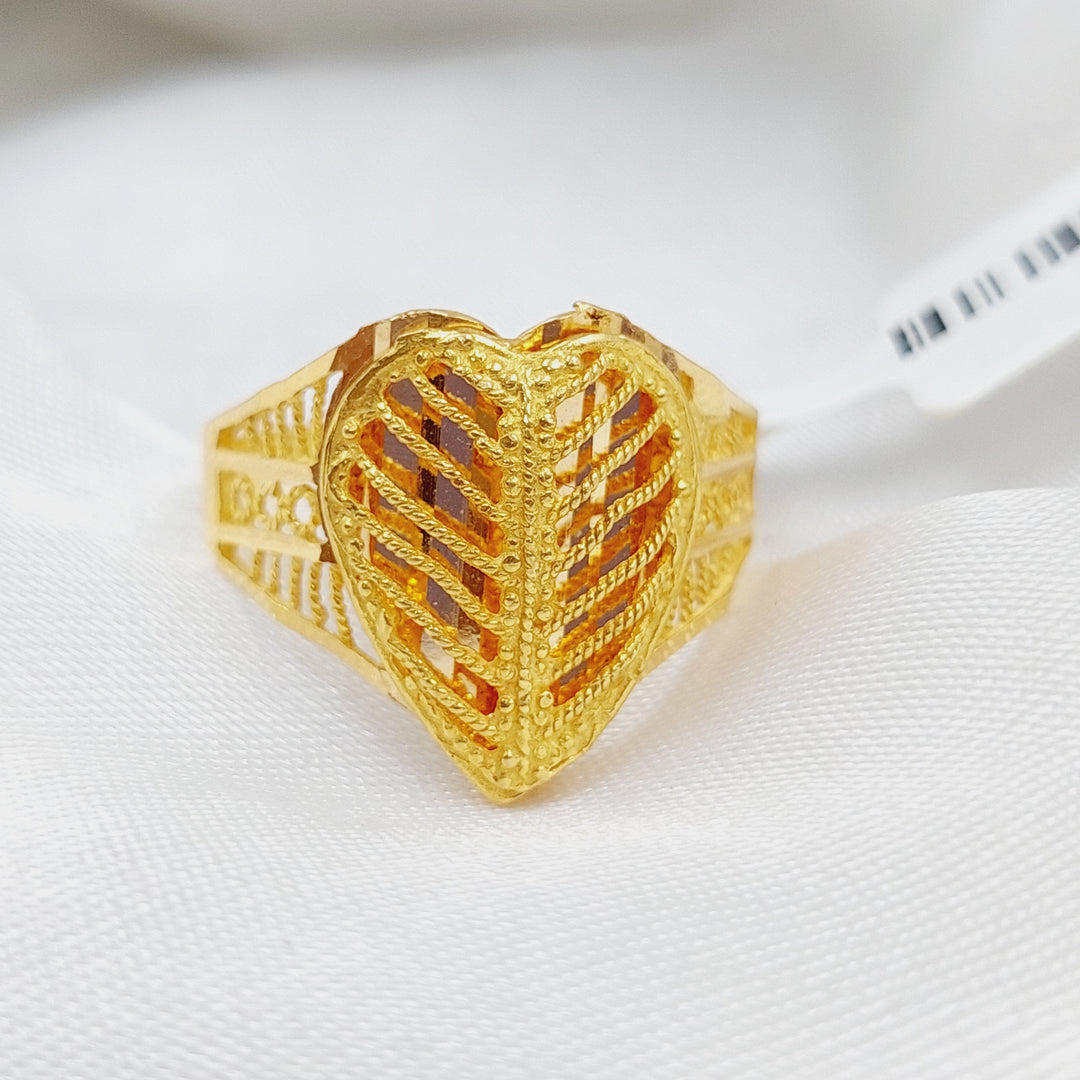 21K Gold Fancy Ring by Saeed Jewelry - Image 4