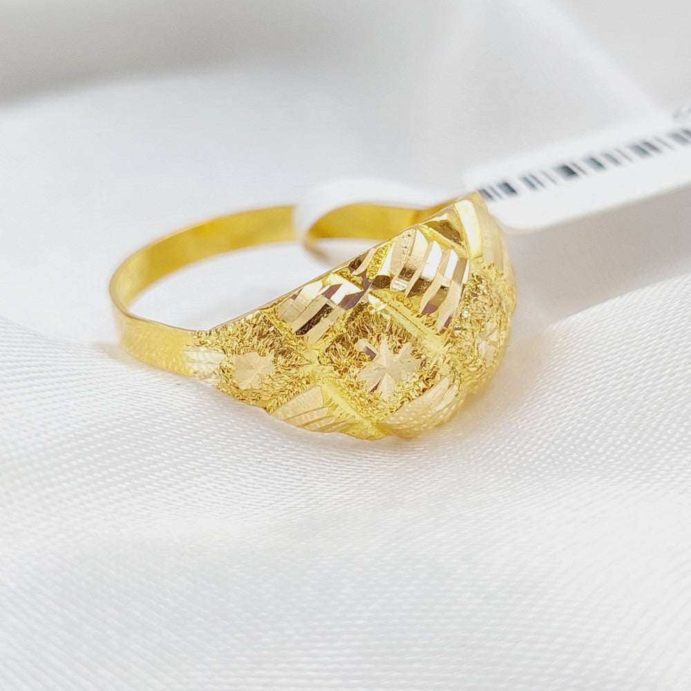 21K Gold Fancy Ring by Saeed Jewelry - Image 2