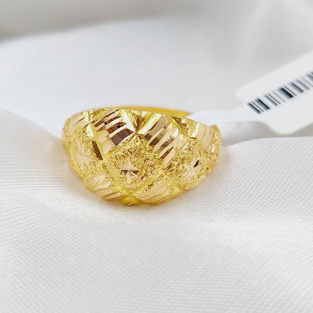 21K Gold Fancy Ring by Saeed Jewelry - Image 4