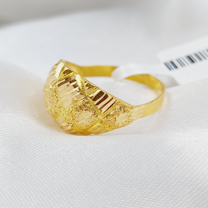 21K Gold Fancy Ring by Saeed Jewelry - Image 1