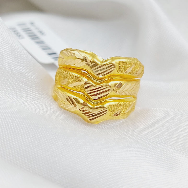 21K Gold Fancy Ring by Saeed Jewelry - Image 5