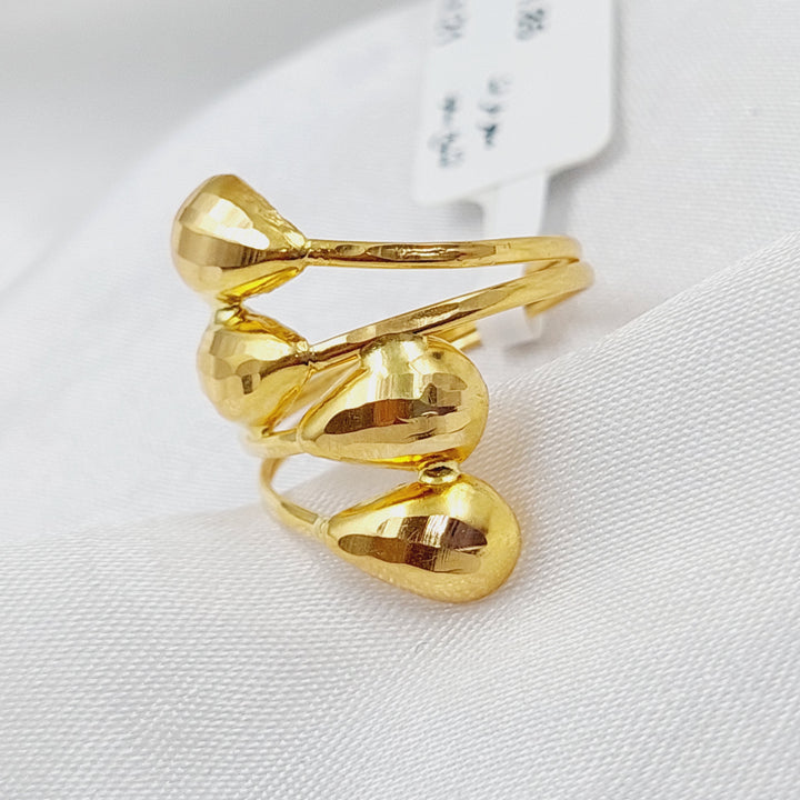 21K Gold Fancy Ring by Saeed Jewelry - Image 3