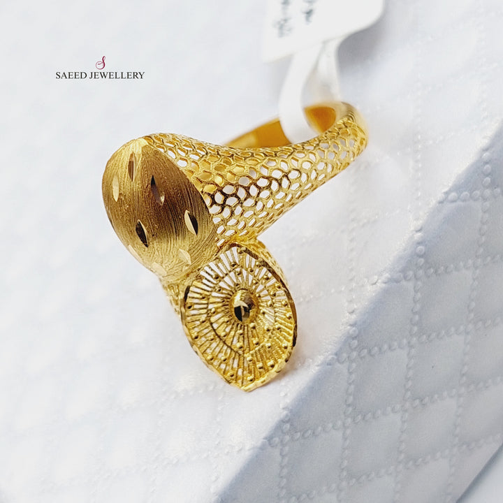 21K Gold Fancy Ring by Saeed Jewelry - Image 4