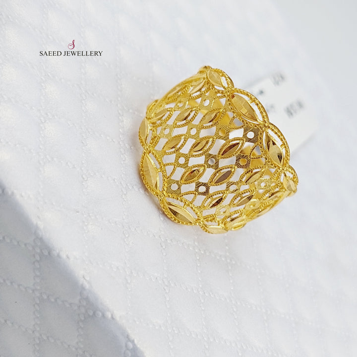 21K Gold Fancy Ring by Saeed Jewelry - Image 4