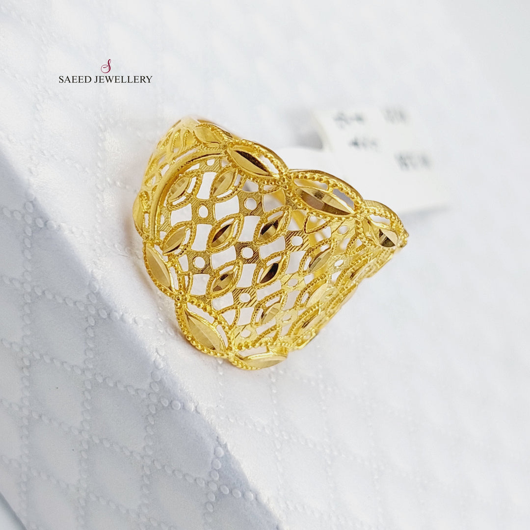 21K Gold Fancy Ring by Saeed Jewelry - Image 1