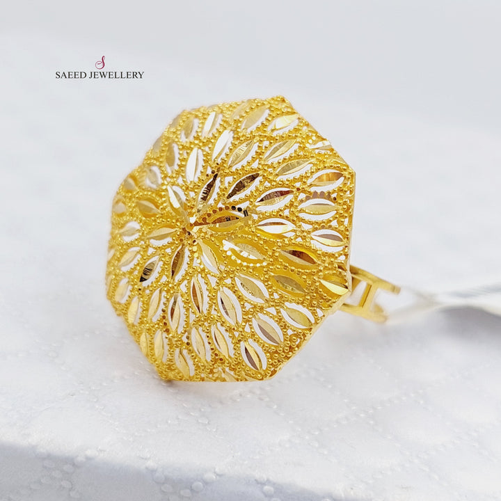 21K Gold Fancy Ring by Saeed Jewelry - Image 1