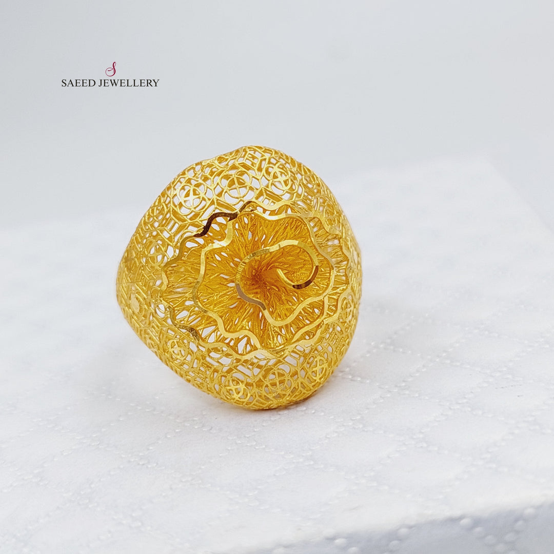 21K Gold Fancy Ring by Saeed Jewelry - Image 9