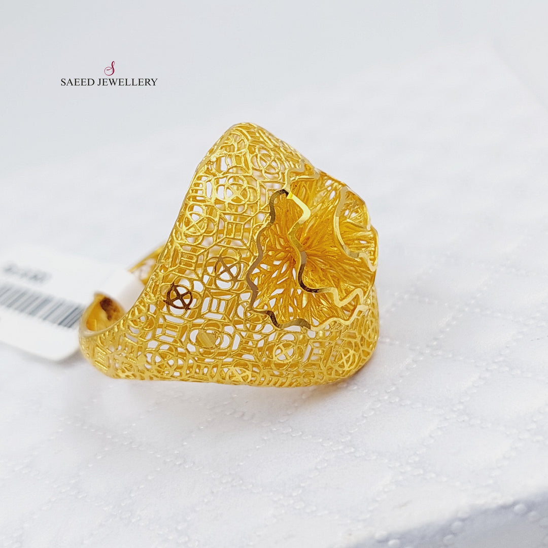 21K Gold Fancy Ring by Saeed Jewelry - Image 6