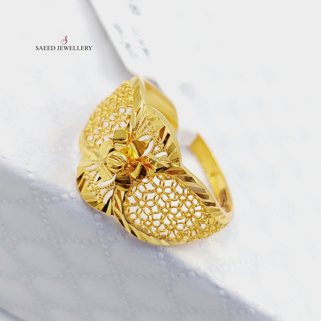 21K Gold Fancy Ring by Saeed Jewelry - Image 5