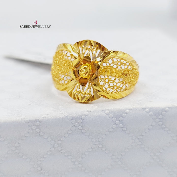 21K Gold Fancy Ring by Saeed Jewelry - Image 6