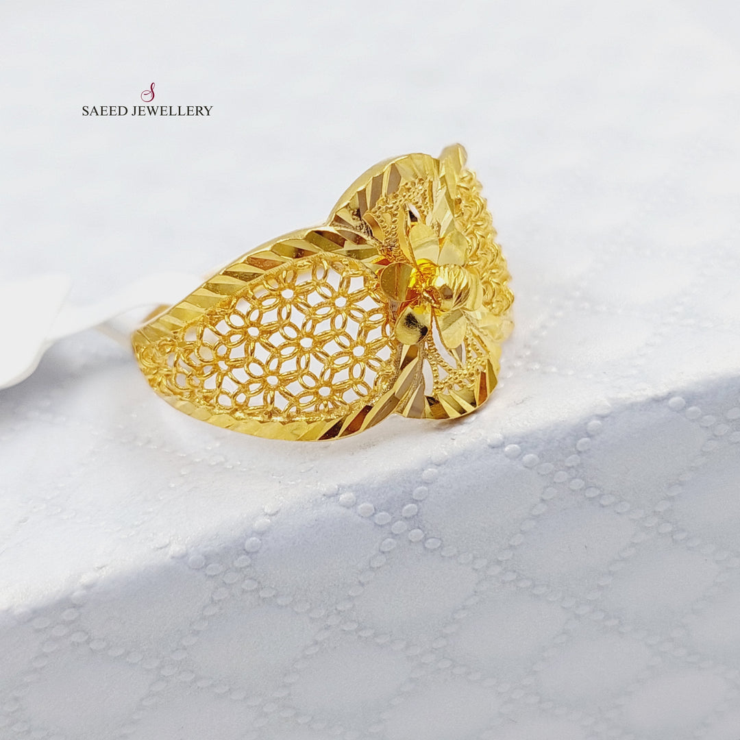 21K Gold Fancy Ring by Saeed Jewelry - Image 7