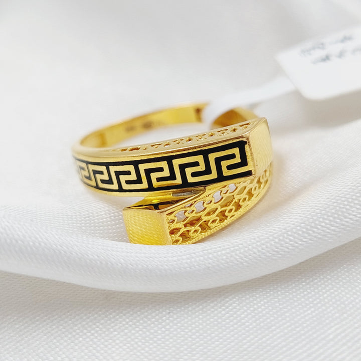 21K Gold Fancy Ring by Saeed Jewelry - Image 2