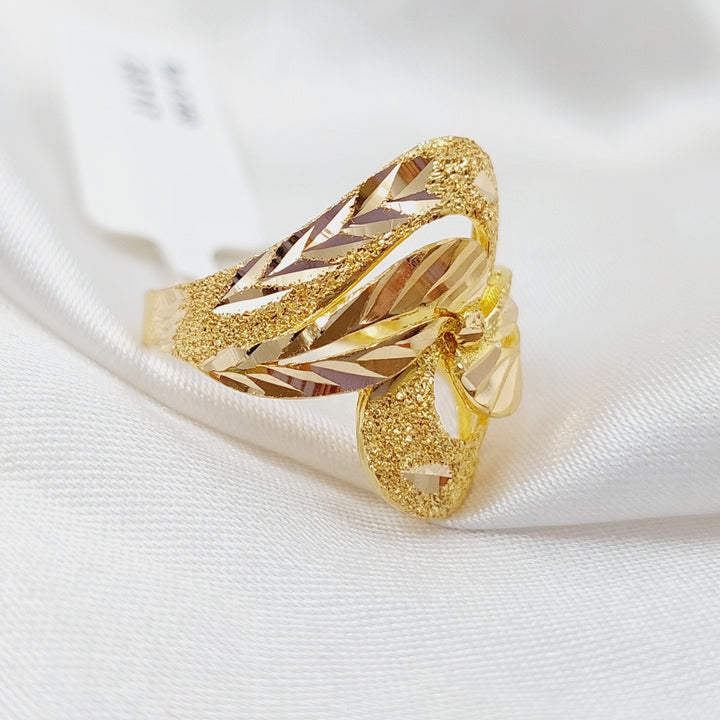 21K Gold Fancy Ring by Saeed Jewelry - Image 3