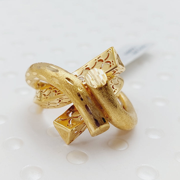 21K Gold Fancy Ring by Saeed Jewelry - Image 2