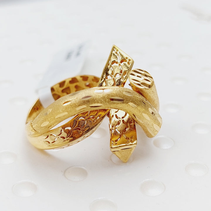 21K Gold Fancy Ring by Saeed Jewelry - Image 1