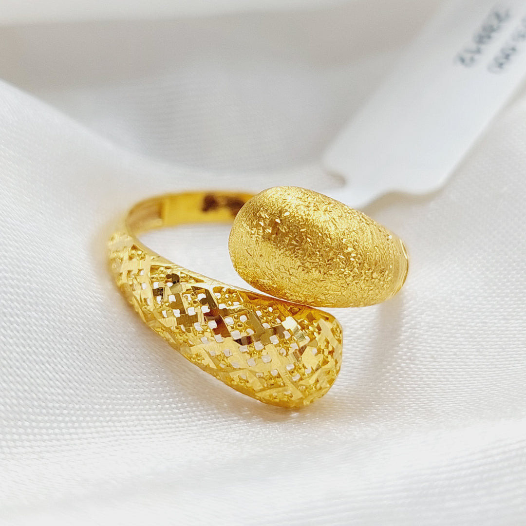 21K Gold Fancy Ring by Saeed Jewelry - Image 3