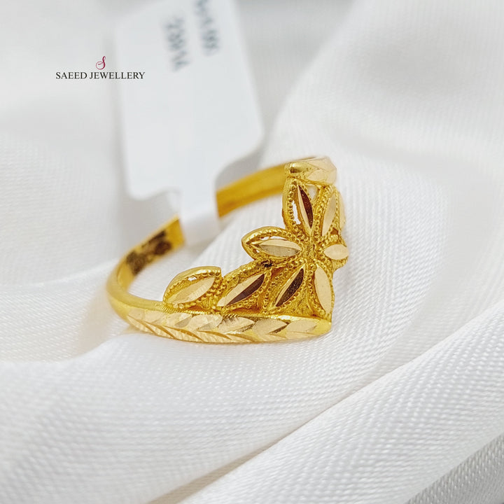 21K Gold Fancy Ring by Saeed Jewelry - Image 4