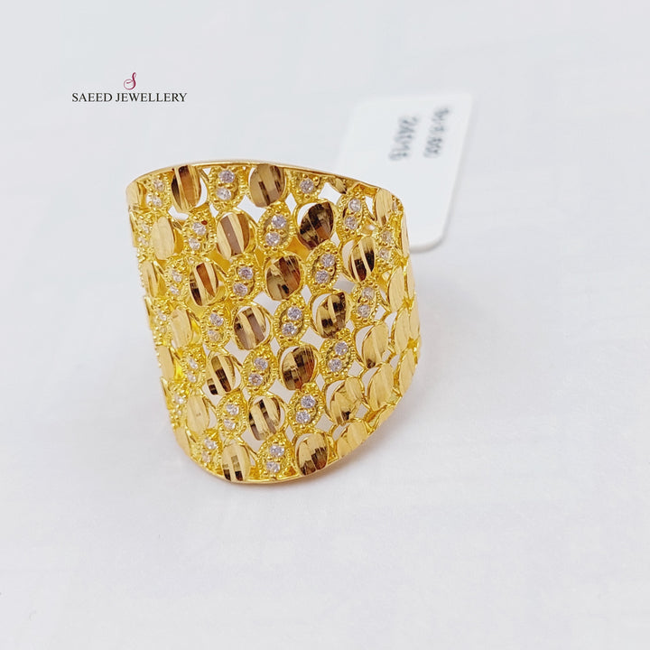 21K Gold Fancy Ring by Saeed Jewelry - Image 5