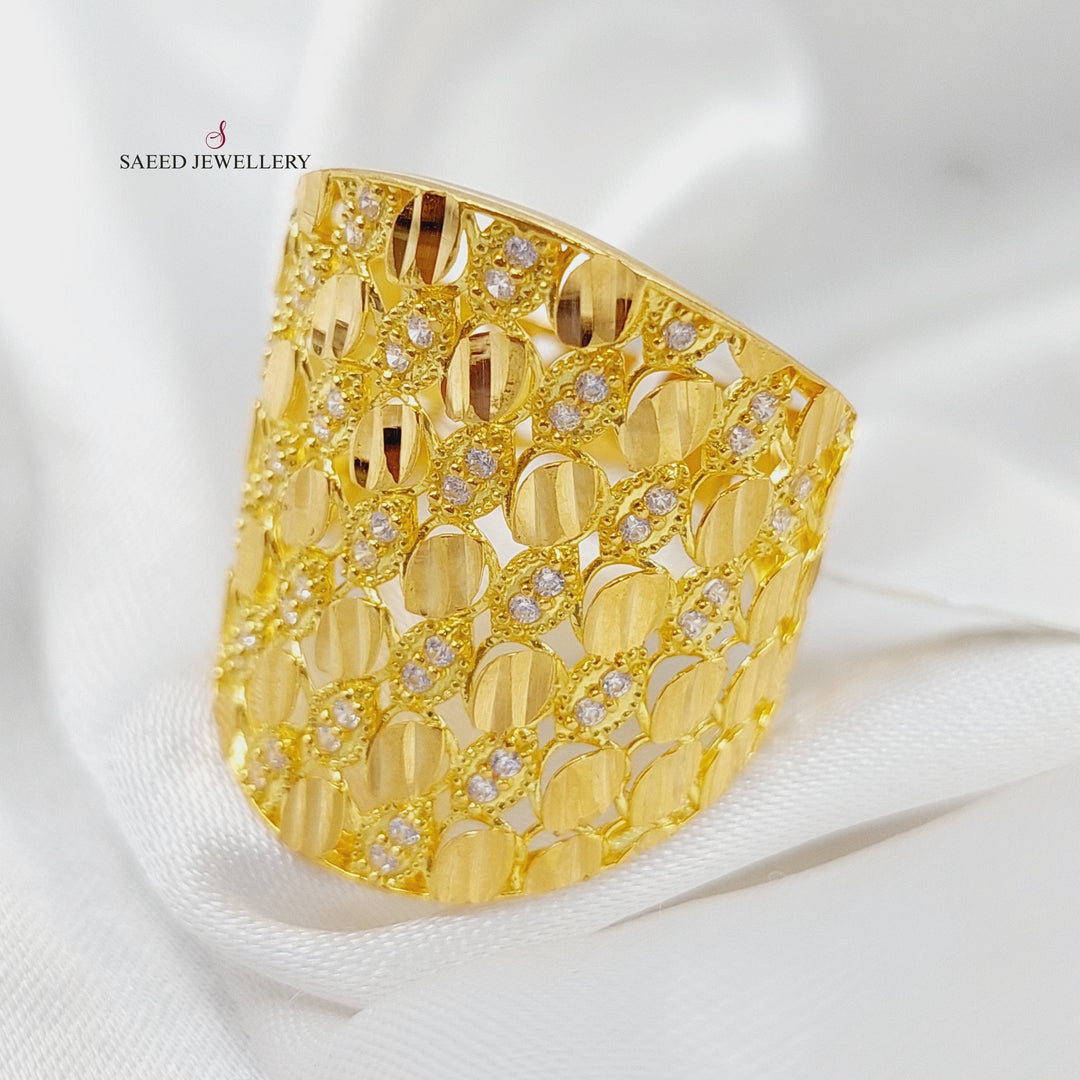 21K Gold Fancy Ring by Saeed Jewelry - Image 1