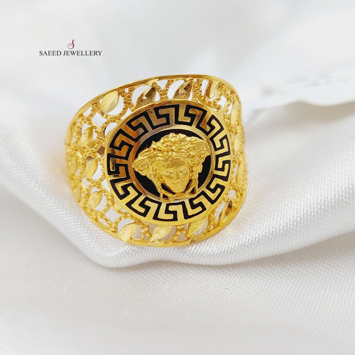 21K Gold Fancy Ring by Saeed Jewelry - Image 4