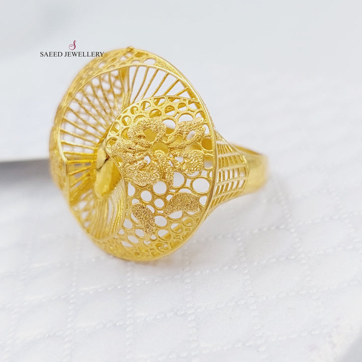 21K Gold Fancy Ring by Saeed Jewelry - Image 5