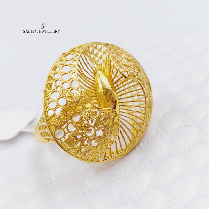 21K Gold Fancy Ring by Saeed Jewelry - Image 1