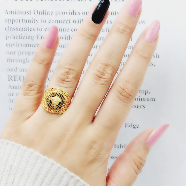 21K Gold Fancy Ring by Saeed Jewelry - Image 2