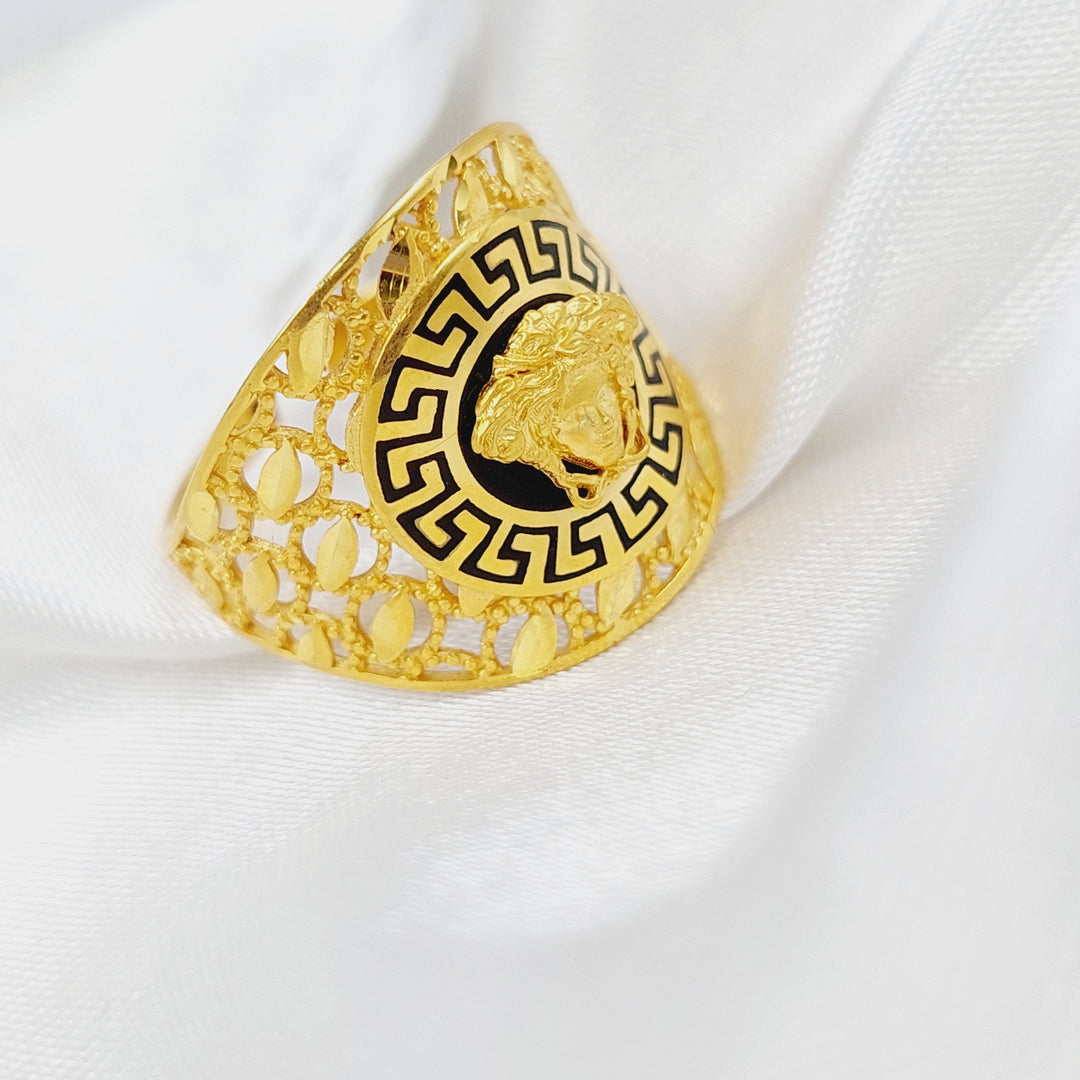 21K Gold Fancy Ring by Saeed Jewelry - Image 3