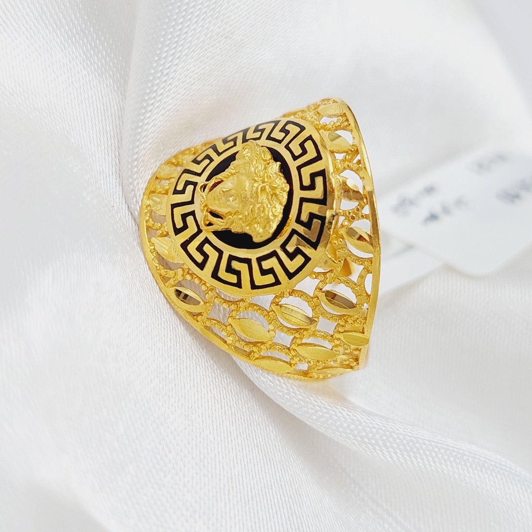 21K Gold Fancy Ring by Saeed Jewelry - Image 4