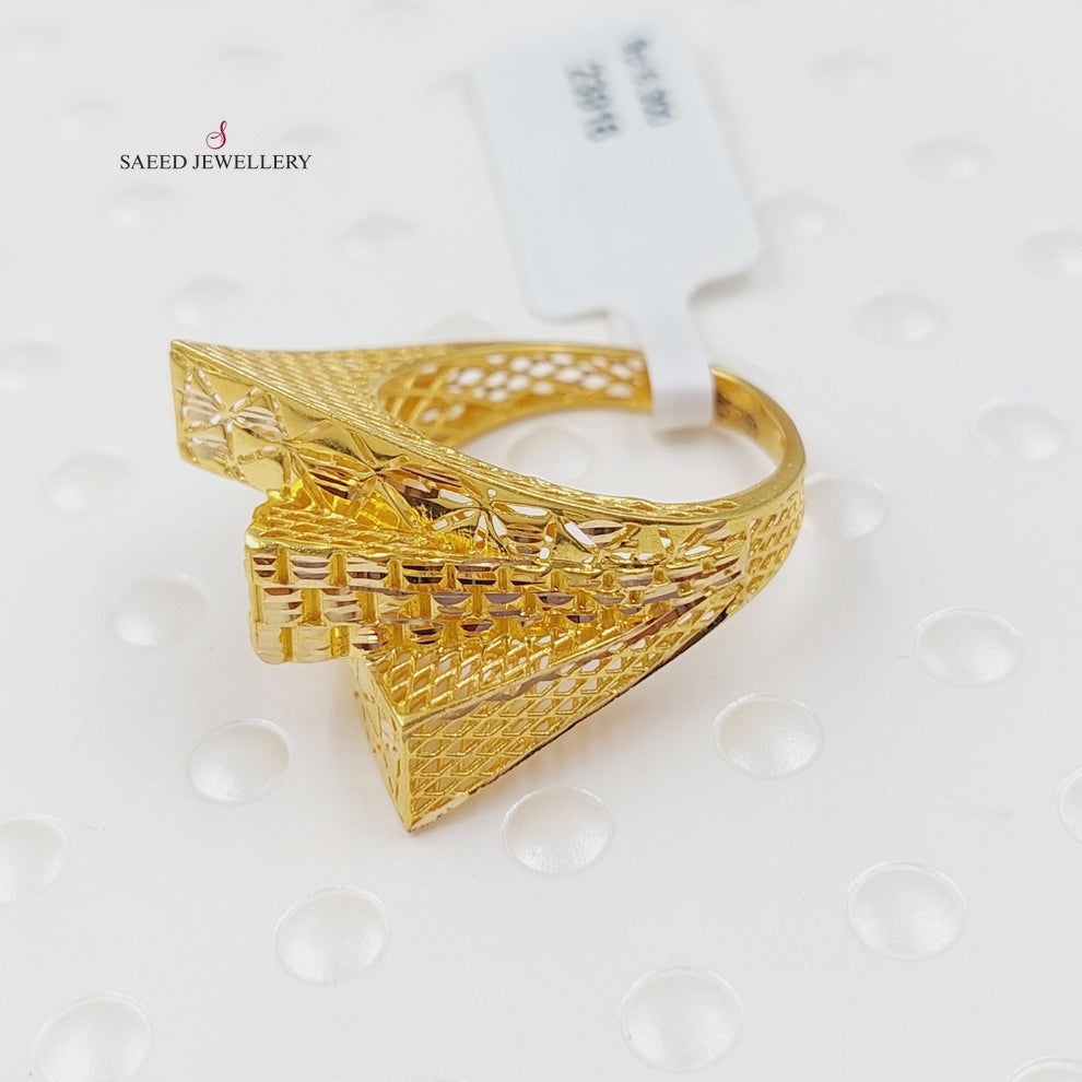 21K Gold Fancy Ring by Saeed Jewelry - Image 7