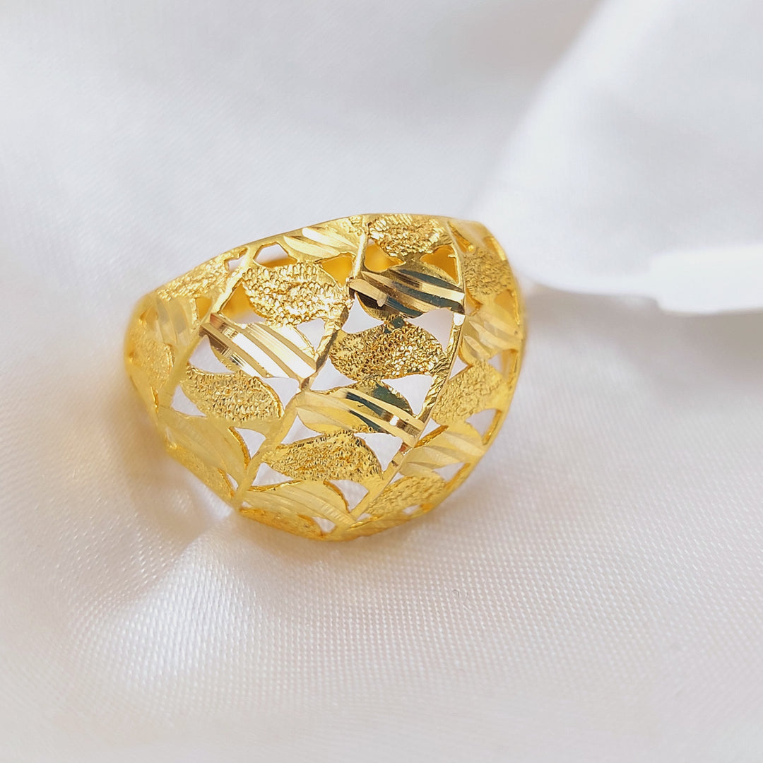 21K Gold Fancy Ring by Saeed Jewelry - Image 4