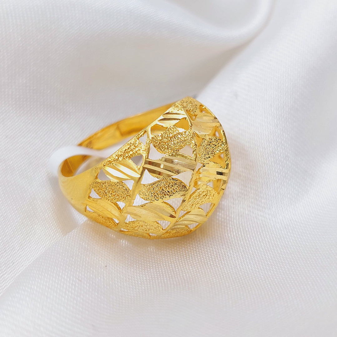 21K Gold Fancy Ring by Saeed Jewelry - Image 1