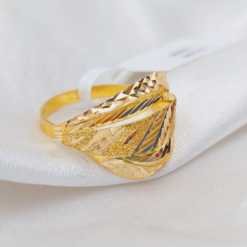 21K Gold Fancy Ring by Saeed Jewelry - Image 2