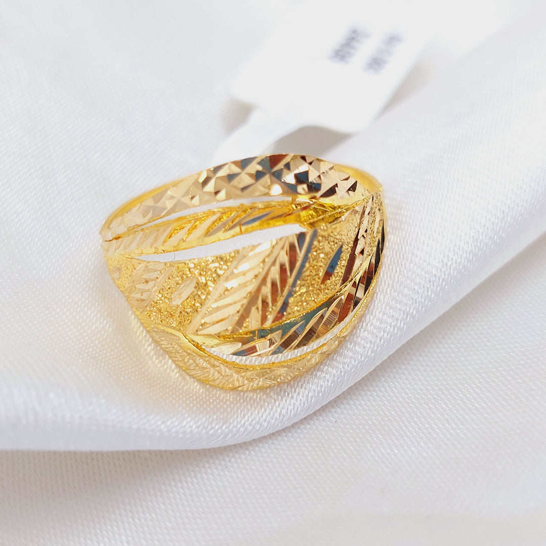 21K Gold Fancy Ring by Saeed Jewelry - Image 4