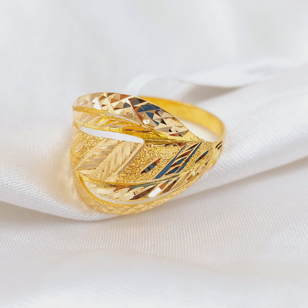 21K Gold Fancy Ring by Saeed Jewelry - Image 1